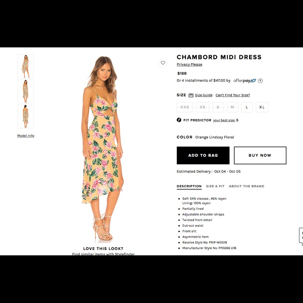 Privacy please chambord midi dress